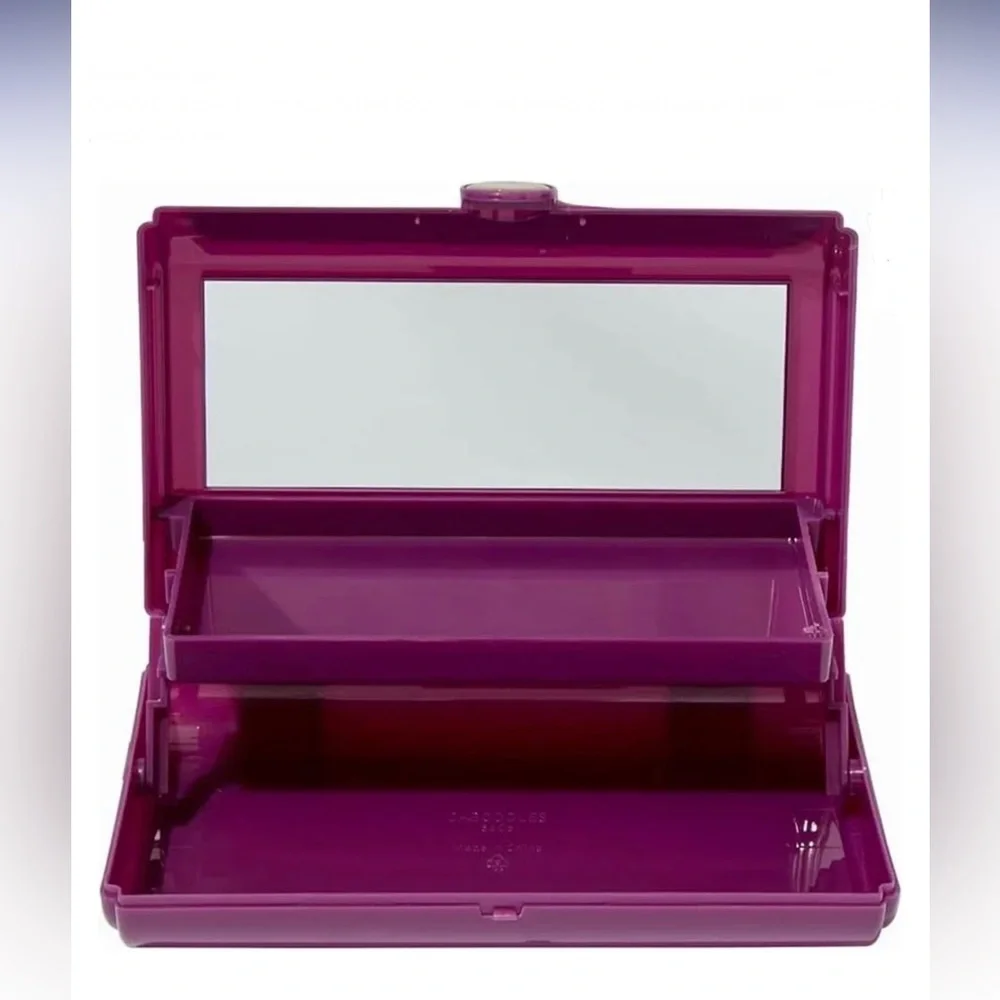 NWT Caboodles Take It Touch Up Tote Cosmetic Case, purple